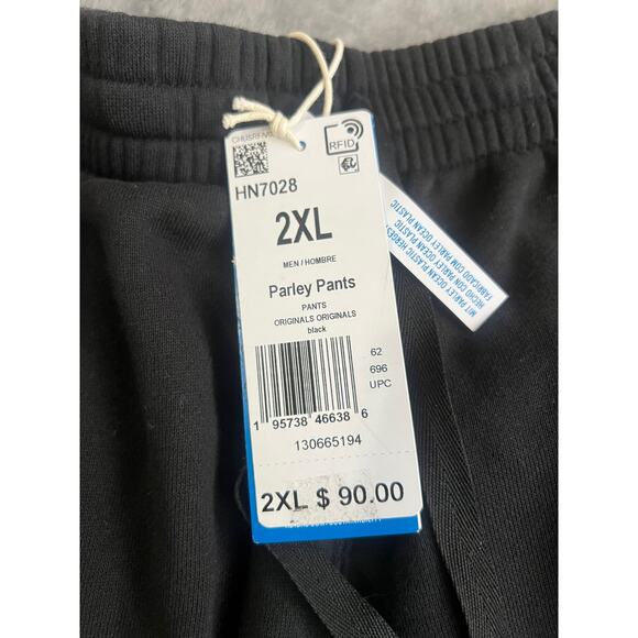 Adidas men 2XL parley pants original black new with tags - Picture 5 of 5